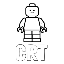 Online izdelana pobarvanka - Pobarvanka imena CRT in pobarvanka LEGO figurice fanta