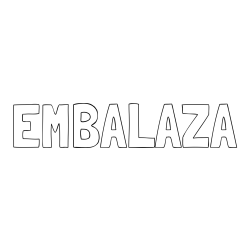 Online izdelana pobarvanka - Pobarvanka imena EMBALAŽA