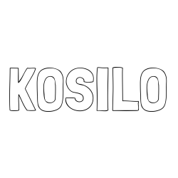 Online izdelana pobarvanka - Pobarvanka imena KOSILO