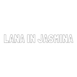 Online izdelana pobarvanka - Pobarvanka imena LANA IN JASMINA