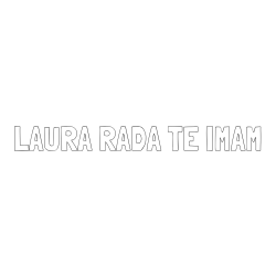 Online izdelana pobarvanka - Pobarvanka imena LAURA RADA TE IMAM