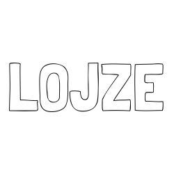 Pobarvanka imena LOJZE
