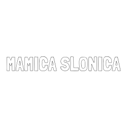 Online izdelana pobarvanka - Pobarvanka imena MAMICA SLONICA