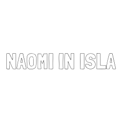 Online izdelana pobarvanka - Pobarvanka imena NAOMI IN ISLA