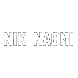 Online izdelana pobarvanka - Pobarvanka imena NIK  NAOMI