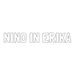Online izdelana pobarvanka - Pobarvanka imena NINO IN ERIKA