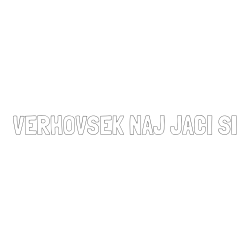 Pobarvanka imena VERHOVŠEK NAJ JAČI SI