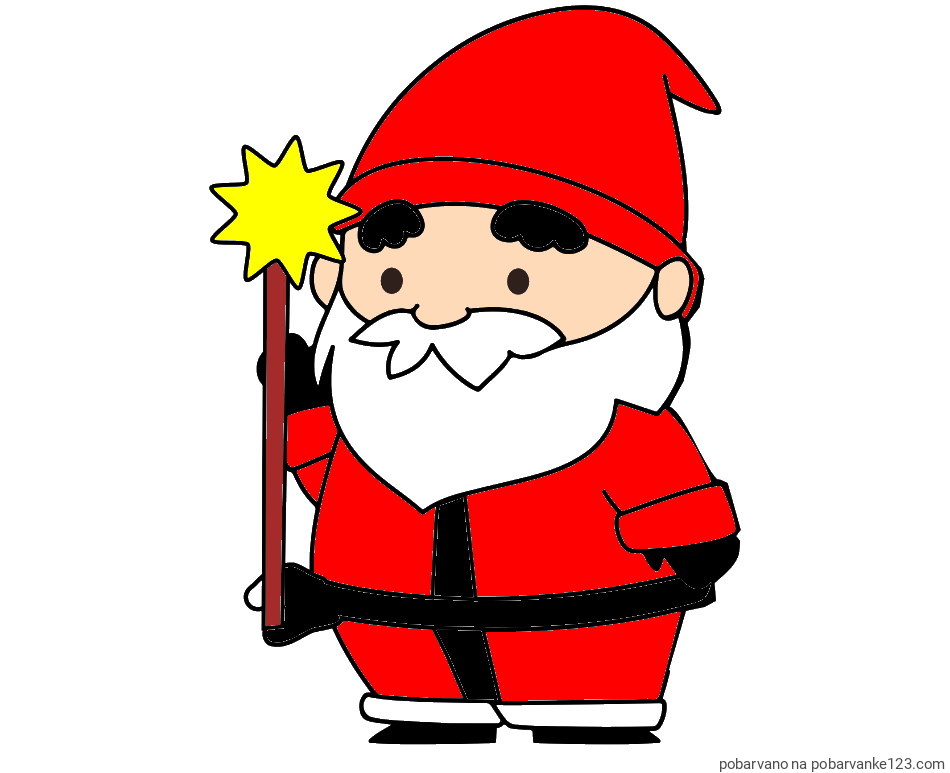 POBARVANA POBARVANKA - Dedek Mraz