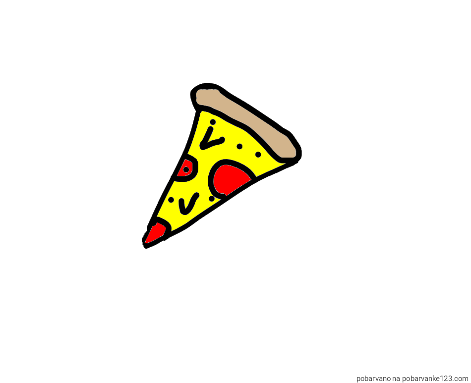 POBARVANA POBARVANKA - pizza
