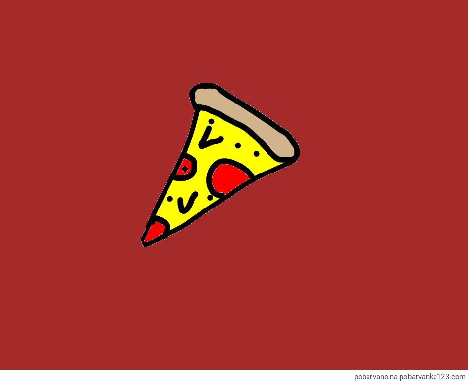POBARVANA POBARVANKA - pizza