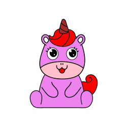 POBARVANA POBARVANKA - Pobarvanka čudovitega samoroga Unicorn