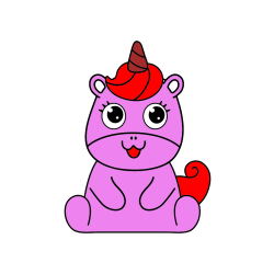 POBARVANA POBARVANKA - Pobarvanka čudovitega samoroga Unicorn