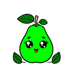 Pobarvana pobarvanka - Pobarvanka hruške