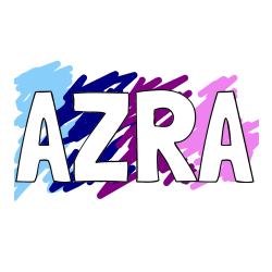POBARVANA POBARVANKA - Pobarvanka imena AZRA