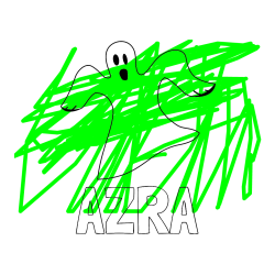 Pobarvana pobarvanka - Pobarvanka imena AZRA in pobarvanka duha