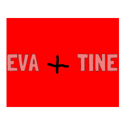 Pobarvana pobarvanka - Pobarvanka imena EVA        TINE
