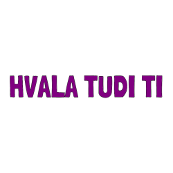 Pobarvana pobarvanka - Pobarvanka imena HVALA TUDI TI