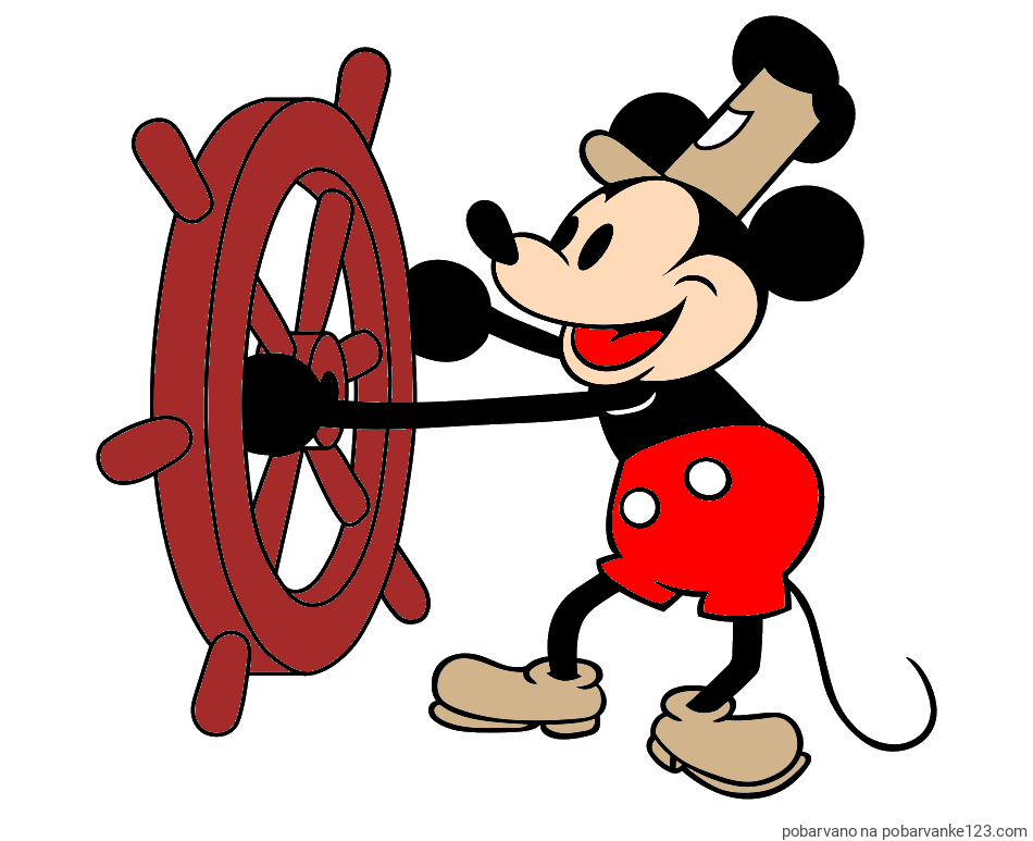 POBARVANA POBARVANKA - Pobarvanka Miki Miške (Mickey Mouse)