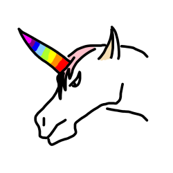 Pobarvana pobarvanka - Pobarvanka unicorn