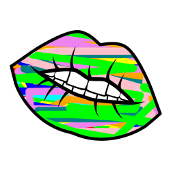 Pobarvana pobarvanka - Pobarvanka ustnic