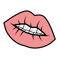 Pobarvana pobarvanka - Pobarvanka ustnic