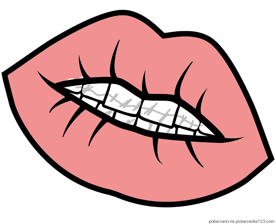 POBARVANA POBARVANKA - Pobarvanka ustnic