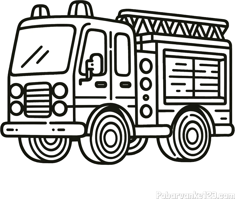 Pobarvanka gasilskega avtomobila