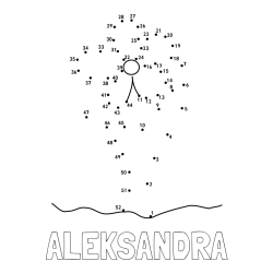 Online izdelana pobarvanka - Pobarvanka imena ALEKSANDRA in Črtna pobarvanka cvetlice