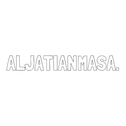 Online izdelana pobarvanka - Pobarvanka imena ALJATIANMAŠA.