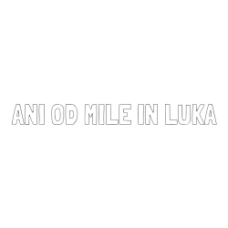 Online izdelana pobarvanka - Pobarvanka imena ANI OD MILE IN LUKA