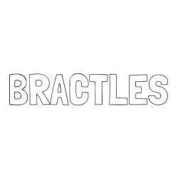 Online izdelana pobarvanka - Pobarvanka imena BRACTLES