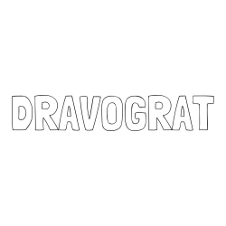 Online izdelana pobarvanka - Pobarvanka imena DRAVOGRAT