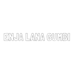 Online izdelana pobarvanka - Pobarvanka imena ENJA LANA GUMBI