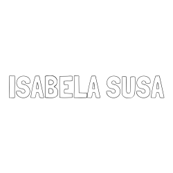 Online izdelana pobarvanka - Pobarvanka imena ISABELA SUŠA