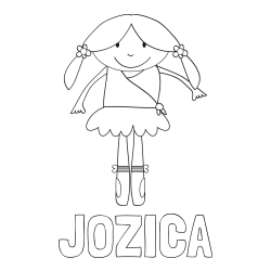 Pobarvanka imena JOŽICA