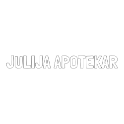 Online izdelana pobarvanka - Pobarvanka imena JULIJA APOTEKAR