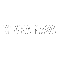 Online izdelana pobarvanka - Pobarvanka imena KLARA MAŠA