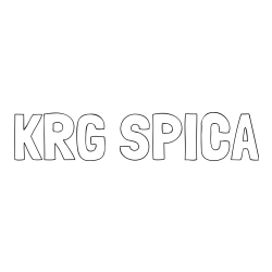 Online izdelana pobarvanka - Pobarvanka imena KRG ŠPICA