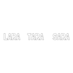 Online izdelana pobarvanka - Pobarvanka imena LARA    TARA     SARA
