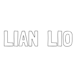 Online izdelana pobarvanka - Pobarvanka imena LIAN  LIO