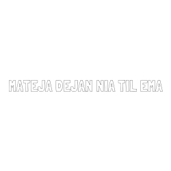 Online izdelana pobarvanka - Pobarvanka imena MATEJA DEJAN NIA TIL EMA