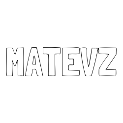 Pobarvanka imena MATEVŽ