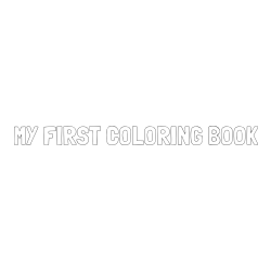 Online izdelana pobarvanka - Pobarvanka imena MY FIRST COLORING BOOK