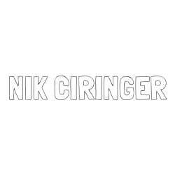 Online izdelana pobarvanka - Pobarvanka imena NIK CIRINGER
