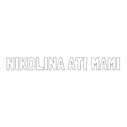 Online izdelana pobarvanka - Pobarvanka imena NIKOLINA ATI MAMI