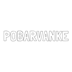 Pobarvanka imena POBARVANKE