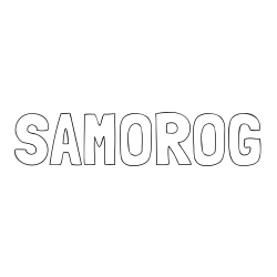 Online izdelana pobarvanka - Pobarvanka imena SAMOROG