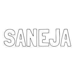 Online izdelana pobarvanka - Pobarvanka imena ŠANEJA
