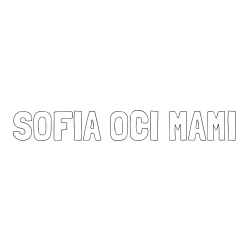Online izdelana pobarvanka - Pobarvanka imena SOFIA OČI MAMI