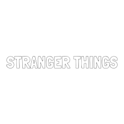 Online izdelana pobarvanka - Pobarvanka imena STRANGER THINGS